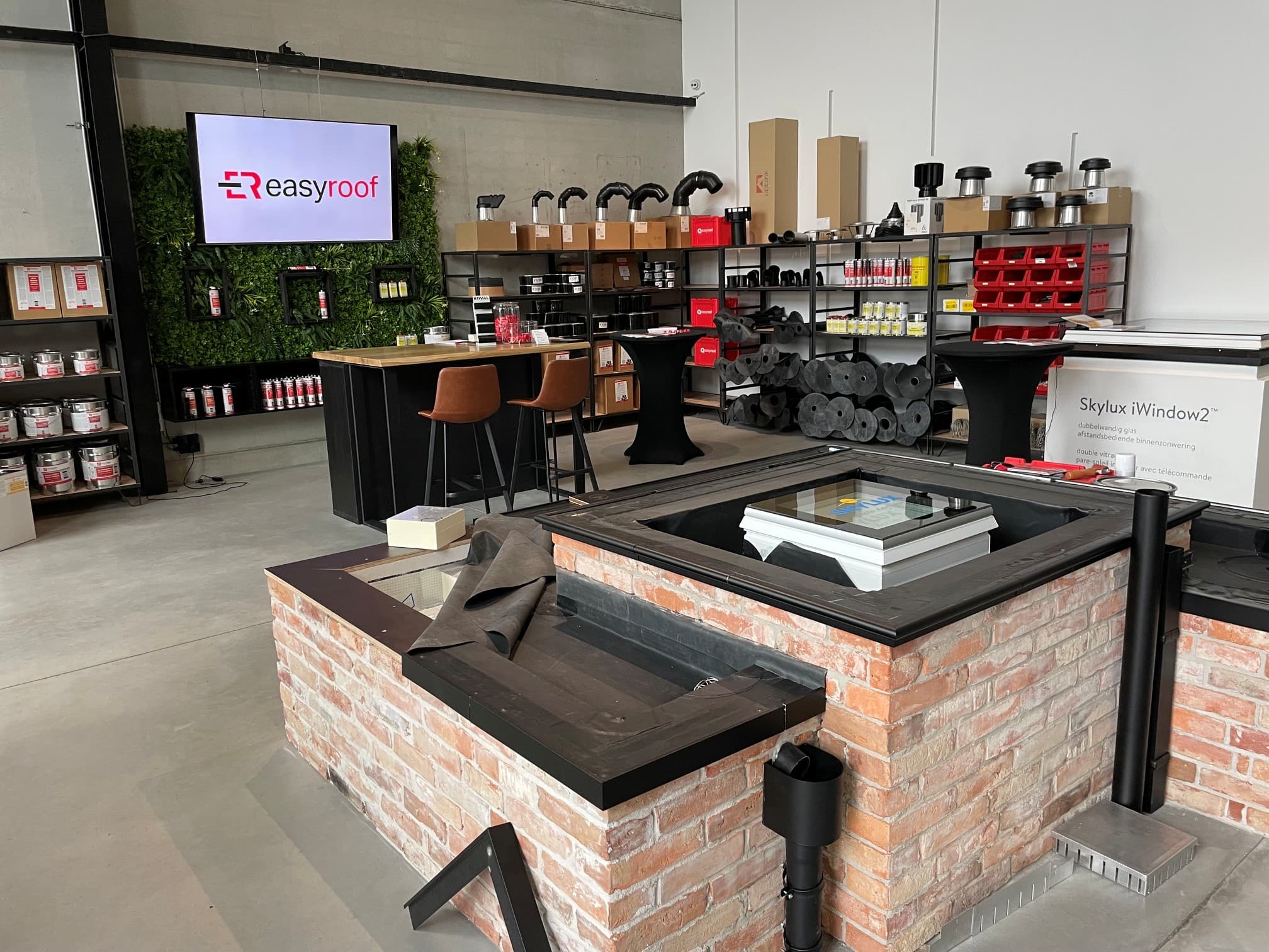 Showroom Easyroof à Heist-op-den-Berg