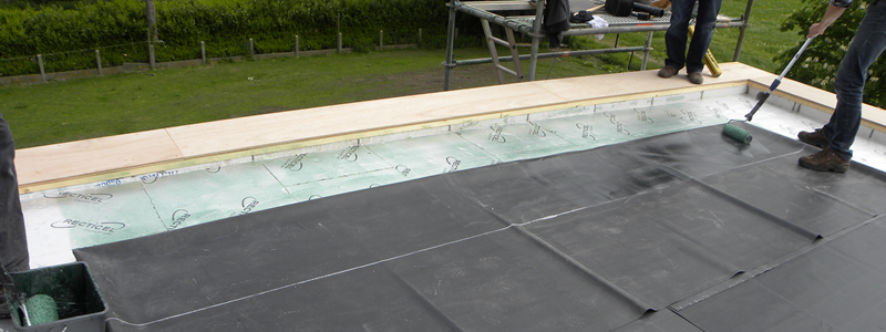 schelp winkelwagen Uitgaan EPDM zelfbouw dakbedekking voor platte daken - Easyroof